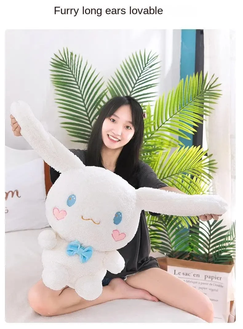 Anime Sanrio Kawaii Cinnamoroll Plüschtiere Kissen Actionfigur Stofftier Comfort Soft Puppe Kinderspielzeug Weihnachtsgeschenk