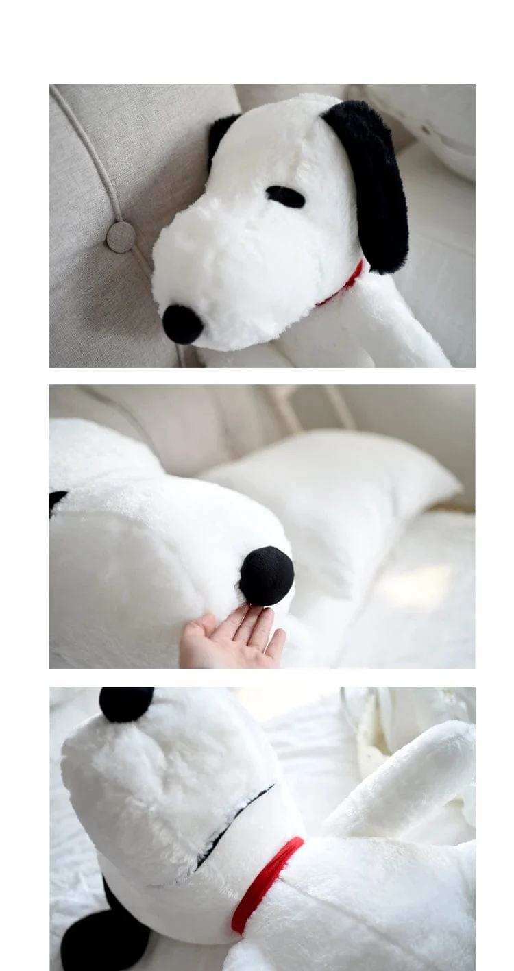 40/60 cm MINISO Snoopy Plüschtier Snoopy Stoffpuppe Kinderspielzeug Kissen Koreanischer Lazy Style Home Decoration Geschenk für Mädchen