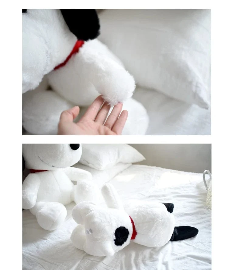 40/60 cm MINISO Snoopy Plüschtier Snoopy Stoffpuppe Kinderspielzeug Kissen Koreanischer Lazy Style Home Decoration Geschenk für Mädchen