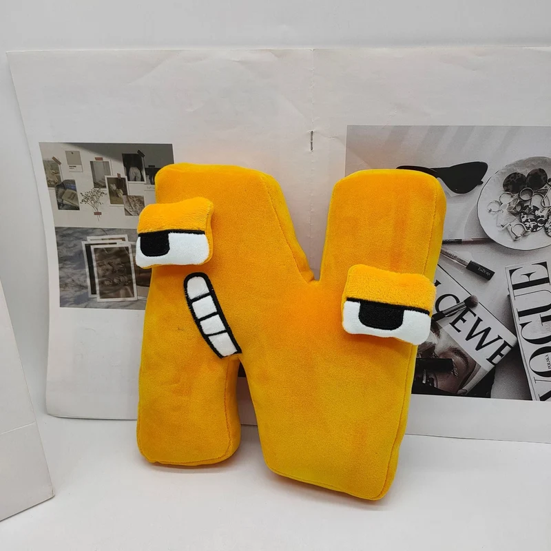 26 stücke Alphabet Lore Plüsch Englisch Brief Stofftier Plushie Puppe Spielzeug Geschenk Für Kinder Kinder Pädagogisches Weihnachten Geschenke
