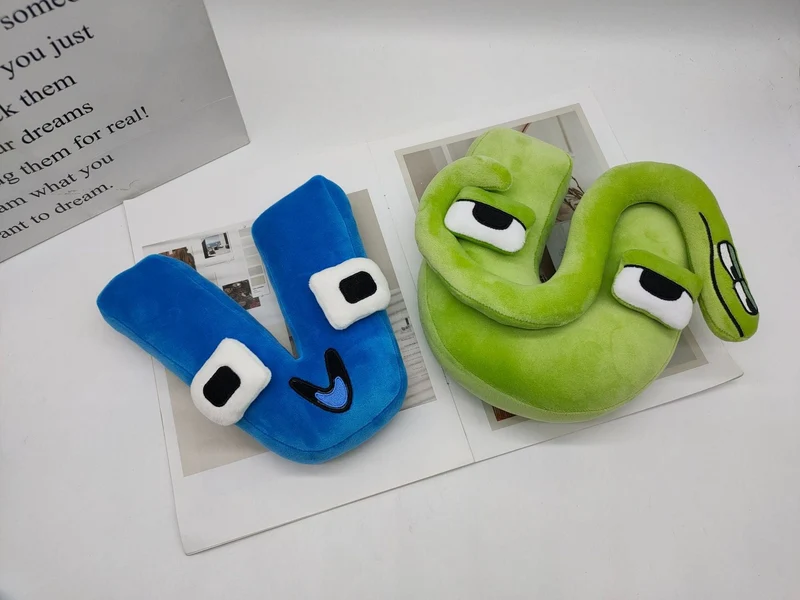 26 stücke Alphabet Lore Plüsch Englisch Brief Stofftier Plushie Puppe Spielzeug Geschenk Für Kinder Kinder Pädagogisches Weihnachten Geschenke