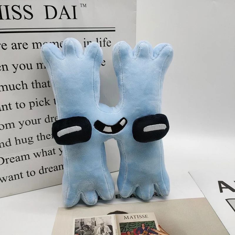 26 stücke Alphabet Lore Plüsch Englisch Brief Stofftier Plushie Puppe Spielzeug Geschenk Für Kinder Kinder Pädagogisches Weihnachten Geschenke