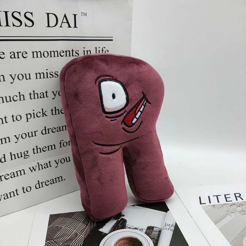 26 stücke Alphabet Lore Plüsch Englisch Brief Stofftier Plushie Puppe Spielzeug Geschenk Für Kinder Kinder Pädagogisches Weihnachten Geschenke