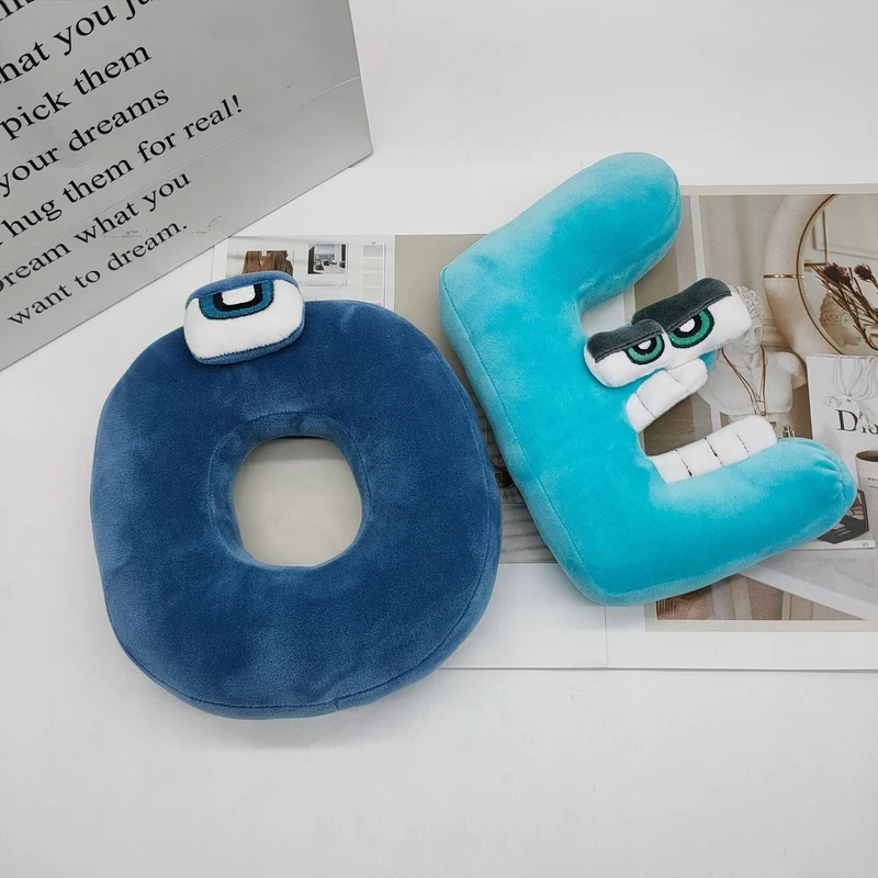 26 stücke Alphabet Lore Plüsch Englisch Brief Stofftier Plushie Puppe Spielzeug Geschenk Für Kinder Kinder Pädagogisches Weihnachten Geschenke