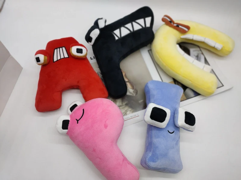 26 stücke Alphabet Lore Plüsch Englisch Brief Stofftier Plushie Puppe Spielzeug Geschenk Für Kinder Kinder Pädagogisches Weihnachten Geschenke