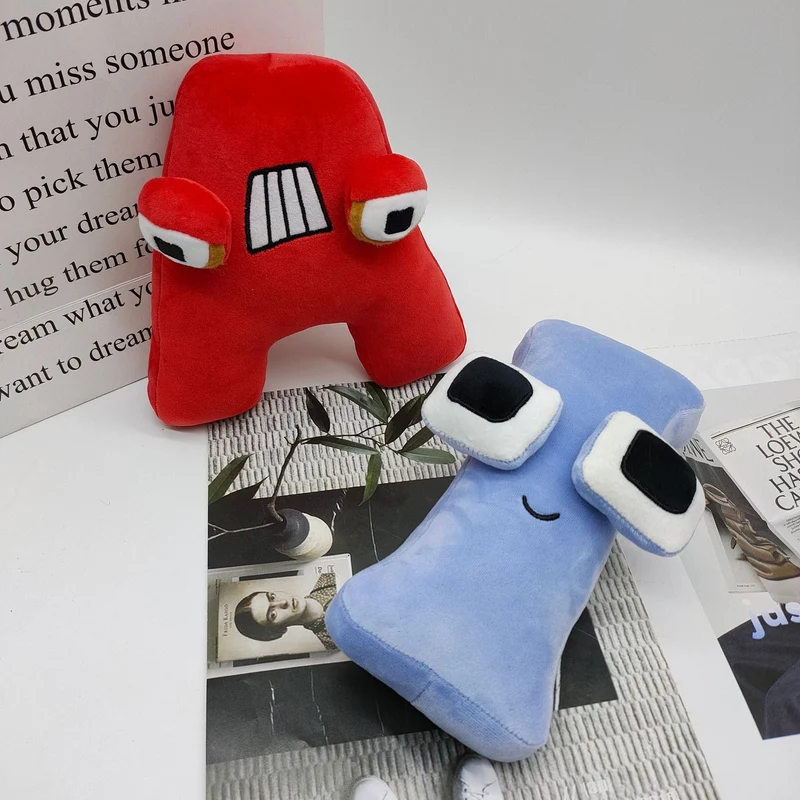 26 stücke Alphabet Lore Plüsch Englisch Brief Stofftier Plushie Puppe Spielzeug Geschenk Für Kinder Kinder Pädagogisches Weihnachten Geschenke