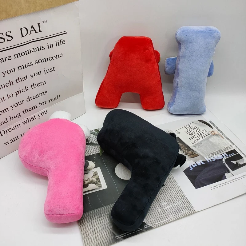 26 stücke Alphabet Lore Plüsch Englisch Brief Stofftier Plushie Puppe Spielzeug Geschenk Für Kinder Kinder Pädagogisches Weihnachten Geschenke