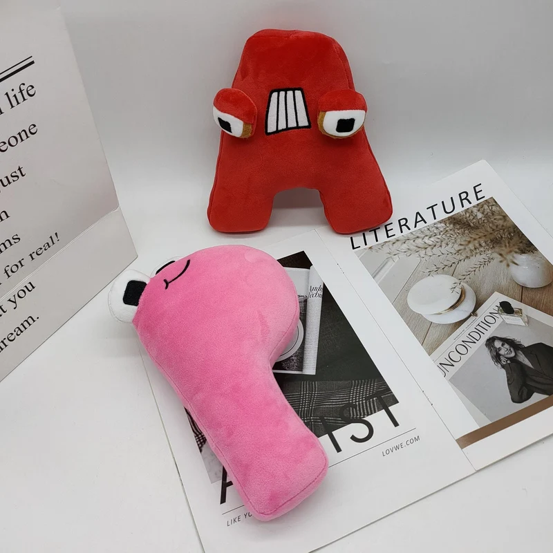 26 stücke Alphabet Lore Plüsch Englisch Brief Stofftier Plushie Puppe Spielzeug Geschenk Für Kinder Kinder Pädagogisches Weihnachten Geschenke