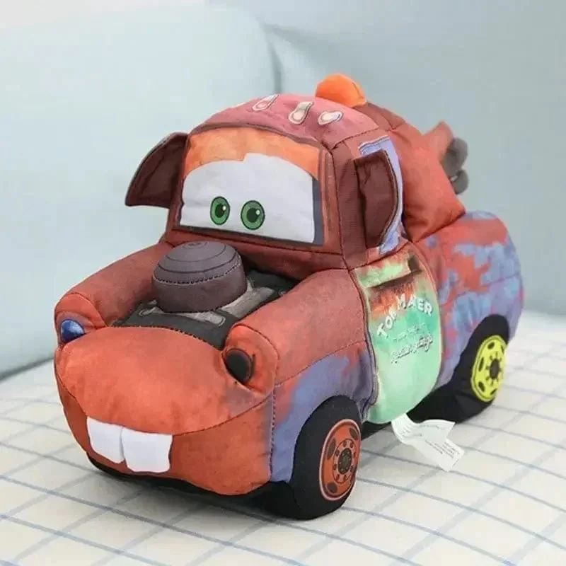 2023 25cm Disney Cartoon Pixar Cars Mater Lightning, McQueen Friends Mater Weiche Baumwolle Plüschtiere Puppe Gefüllte Geschenke für Kinder