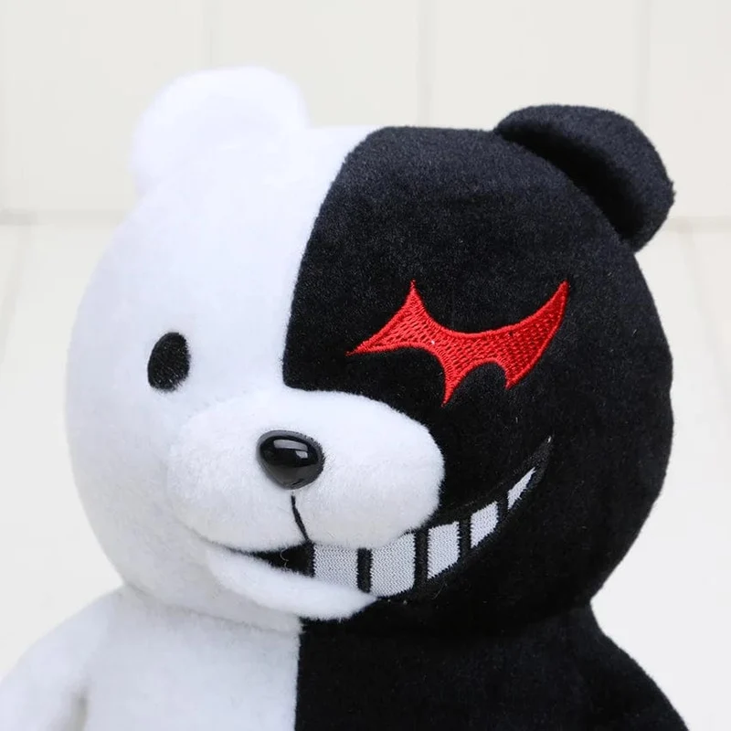 25/40 cm Anime Dangan Ronpa Super Danganronpa 2 Monokuma Schwarz-Weiß-Bär Plüschtier Bär Weiches Stofftier Puppen Spielzeug
