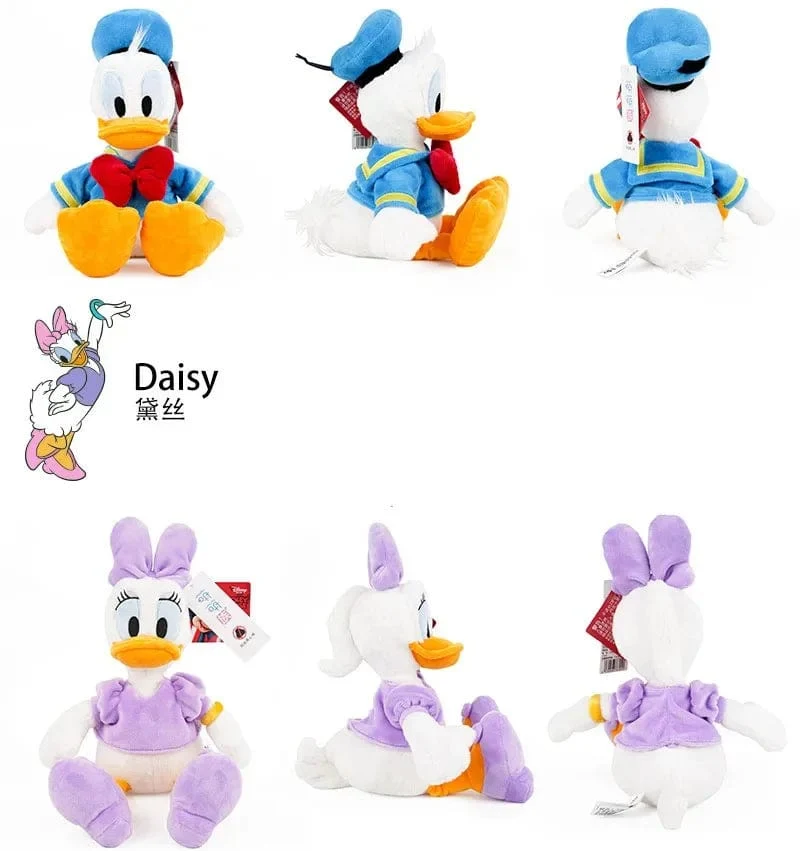 Disney Donald Duck Daisy Plüsch Spielzeug Cartoon Tier Mickey Minnie Maus Stofftier Puppen Kinder Geburtstag Weihnachten Präsentiert Geschenk