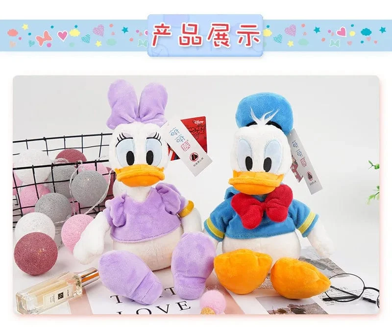 Disney Donald Duck Daisy Plüsch Spielzeug Cartoon Tier Mickey Minnie Maus Stofftier Puppen Kinder Geburtstag Weihnachten Präsentiert Geschenk