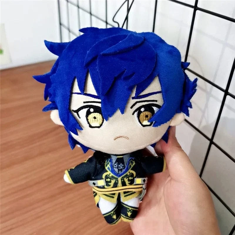 24 Stil 10–15 cm Ensemble Stars Puppe Sakuma Ritsu Sena Izumi Mika Kagehira Stoffpuppen Kawaii Sakuma Plüschtier Geschenk für Kinder