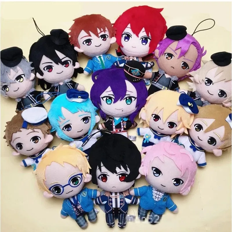 24 Stil 10–15 cm Ensemble Stars Puppe Sakuma Ritsu Sena Izumi Mika Kagehira Stoffpuppen Kawaii Sakuma Plüschtier Geschenk für Kinder