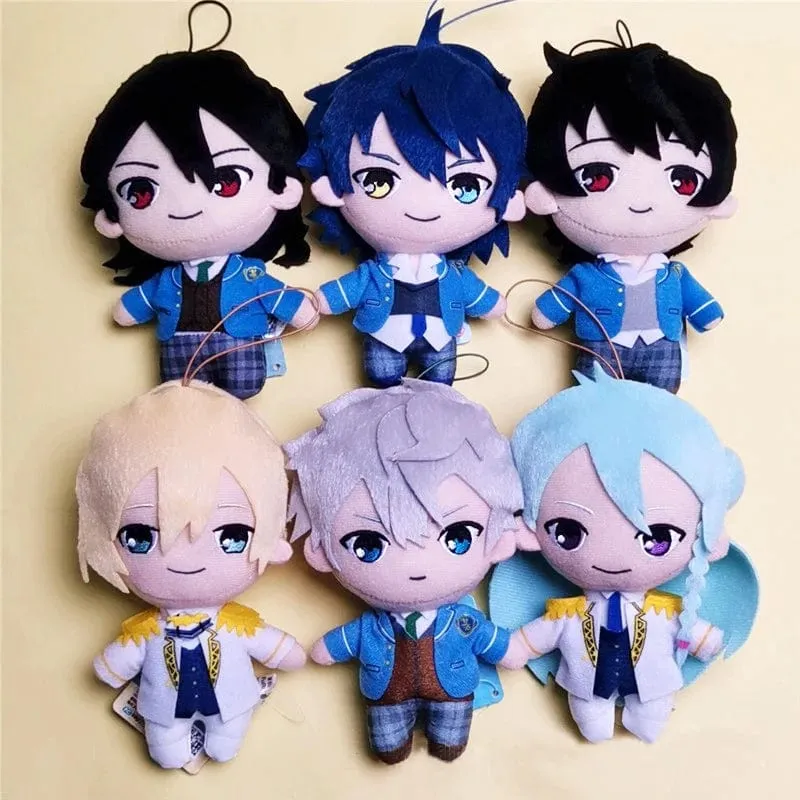 24 Stil 10–15 cm Ensemble Stars Puppe Sakuma Ritsu Sena Izumi Mika Kagehira Stoffpuppen Kawaii Sakuma Plüschtier Geschenk für Kinder
