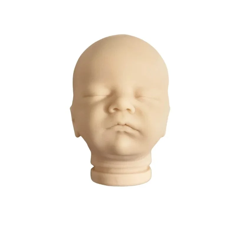 17 Zoll (ca. 43 cm) große, unbemalte Vinyl-Reborn-Puppe Charlotte, Formteile, Neugeborenen-Puppen-Set, unmontierte Puppenaccessoires mit Stoffkörper