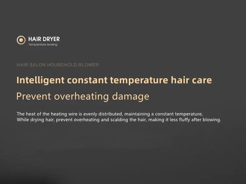 Heißer Verkauf Professioneller Haartrockner Negative Ionen Hochleistungs-Blaulicht Faltbarer elektrischer Haartrockner Salon Haarwerkzeuge Home