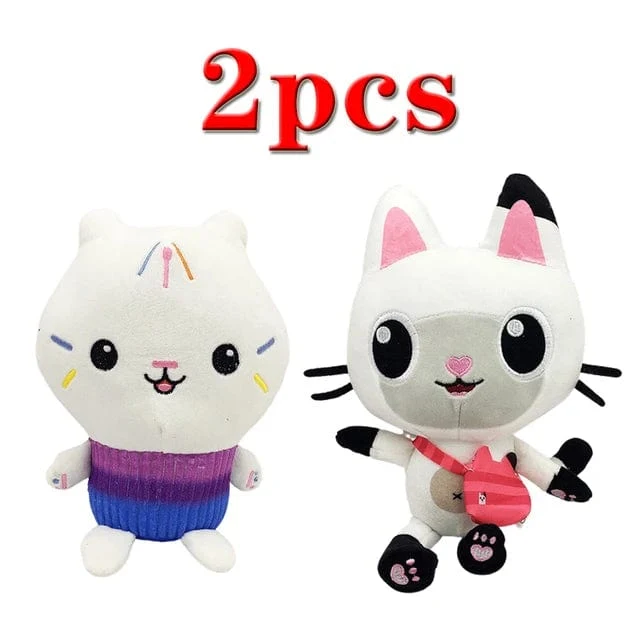 Tiere Plüsch Gabby Puppenhaus Schönes Plüsch Gaby Spielzeug Plüschhaus Katzenpuppe Cartoon Kuscheltiere Meerjungfrau Katze Plüschpuppen Kinder
