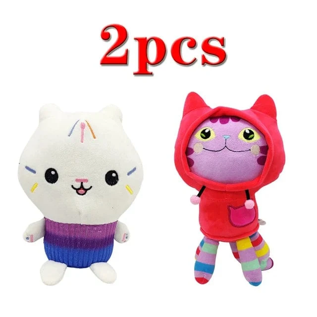 Tiere Plüsch Gabby Puppenhaus Schönes Plüsch Gaby Spielzeug Plüschhaus Katzenpuppe Cartoon Kuscheltiere Meerjungfrau Katze Plüschpuppen Kinder