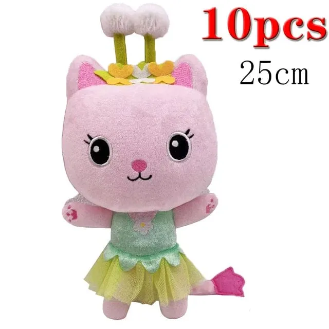 Tiere Plüsch Gabby Puppenhaus Schönes Plüsch Gaby Spielzeug Plüschhaus Katzenpuppe Cartoon Kuscheltiere Meerjungfrau Katze Plüschpuppen Kinder