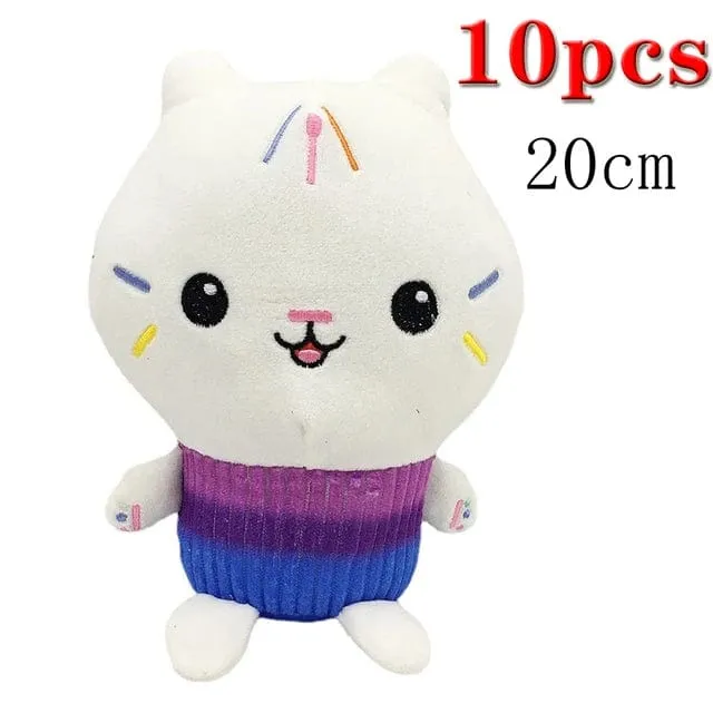 Tiere Plüsch Gabby Puppenhaus Schönes Plüsch Gaby Spielzeug Plüschhaus Katzenpuppe Cartoon Kuscheltiere Meerjungfrau Katze Plüschpuppen Kinder