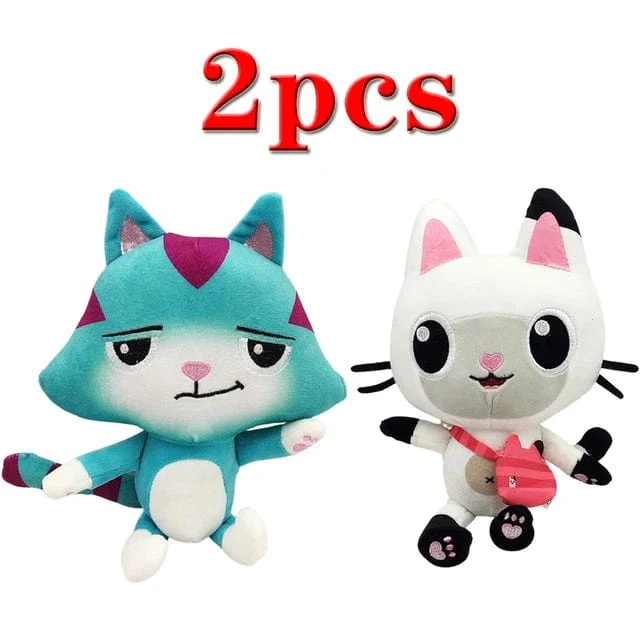 Tiere Plüsch Gabby Puppenhaus Schönes Plüsch Gaby Spielzeug Plüschhaus Katzenpuppe Cartoon Kuscheltiere Meerjungfrau Katze Plüschpuppen Kinder