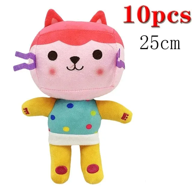 Tiere Plüsch Gabby Puppenhaus Schönes Plüsch Gaby Spielzeug Plüschhaus Katzenpuppe Cartoon Kuscheltiere Meerjungfrau Katze Plüschpuppen Kinder