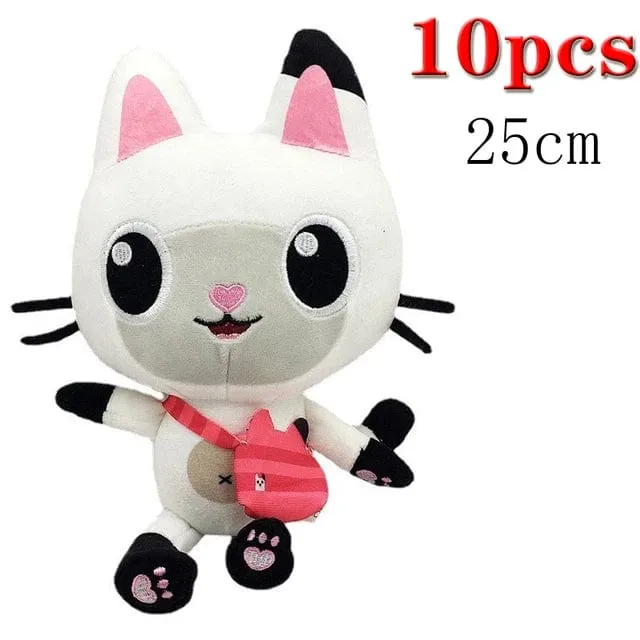 Tiere Plüsch Gabby Puppenhaus Schönes Plüsch Gaby Spielzeug Plüschhaus Katzenpuppe Cartoon Kuscheltiere Meerjungfrau Katze Plüschpuppen Kinder