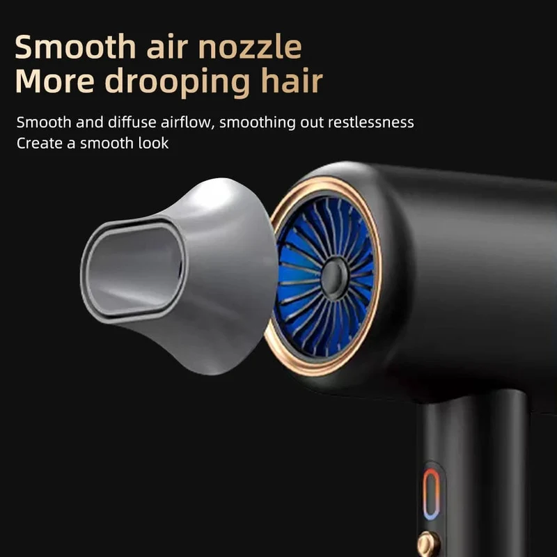 Neuer Hochgeschwindigkeits-Haartrockner, 2400 W, Hochleistungs-Negativ-Ionen-Haartrockner, extrem leise, empfohlener professioneller Haartrockner für Friseursalons zu Hause