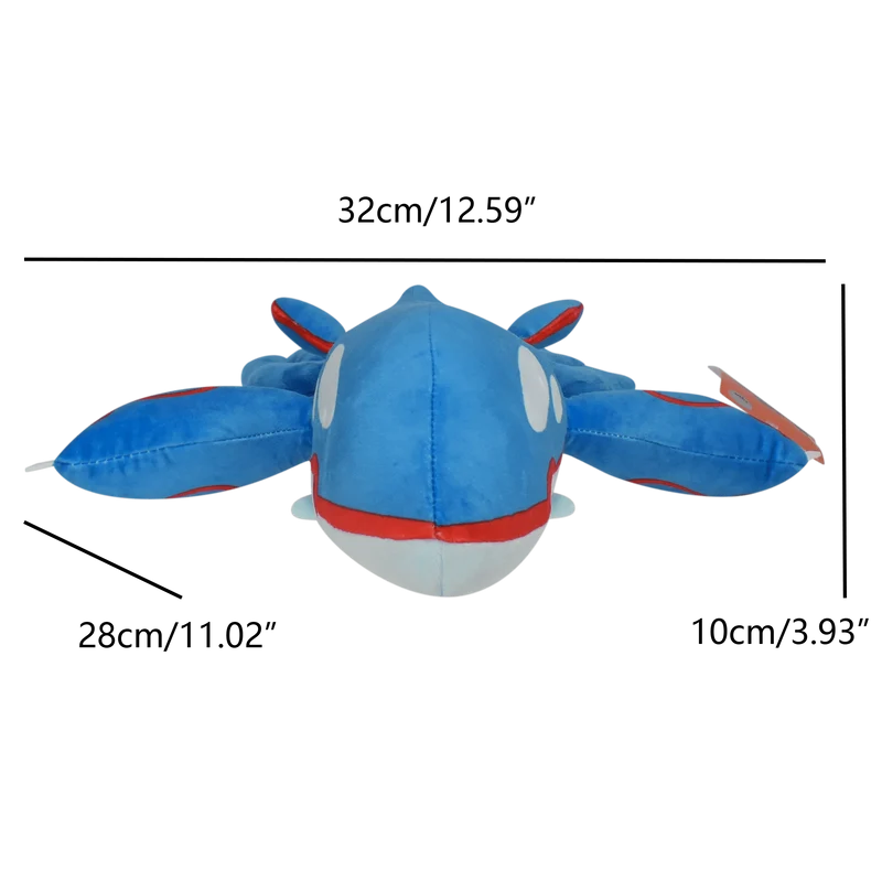 Peluche Mega Rayquaza Plüschtier Groudon Kyogre Mudkip Torchic Treecko Anime Cartoon Gefüllte Puppe Kinder Kinder Geschenke