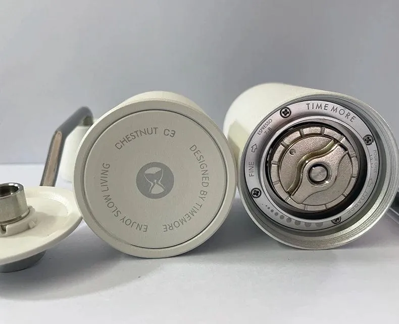 TIMEMORE Chestnut C3 Manuelle Kaffeemühle S2C Grat im Inneren Tragbare Handkaffeemühle mit doppelter Lagerpositionierung