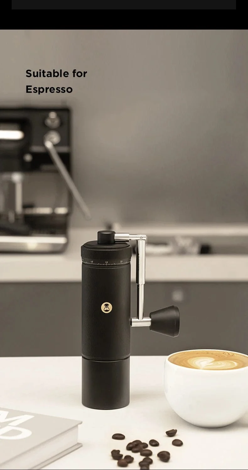TIMEMORE CHESTNUT S3 Manuelle Kaffeemühle Externe Einstellung 0.015mm/klicken S2C890 Grat Innen Hand Espresso Mühle