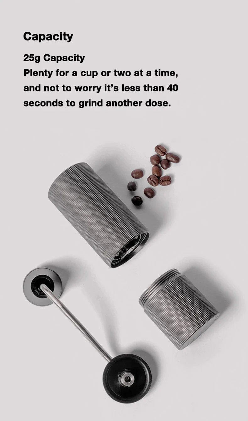 TIMEMORE Chestnut C2 Upgrade Tragbare Kaffeemühle Handmühle Mahlmaschine Mühle mit doppelter Lagerpositionierung
