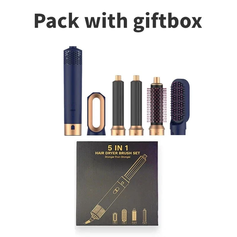 Neuer Haartrockner Multi Hair Styler 5 In1 Lockenstab Haarglätter Mit Haarbürste Haartrockner Für Haartrockner Haar Multi Styler