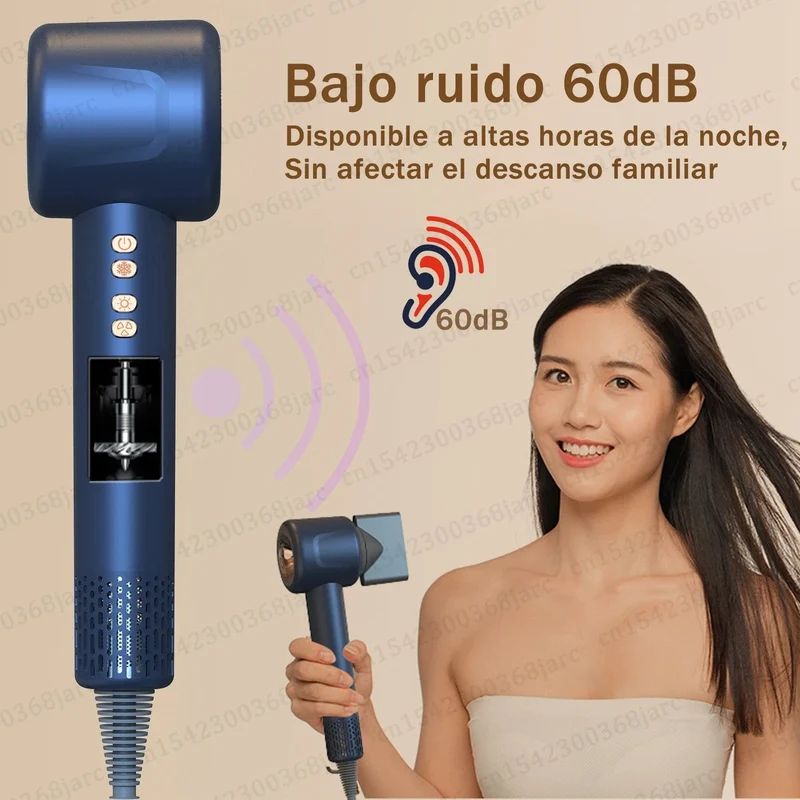 Professioneller Super-Haartrockner mit negativen Ionen, schnelltrocknend, blattlose Haartrockner, Salon, Haushaltsgeräte, Haarpflege mit konstanter Temperatur