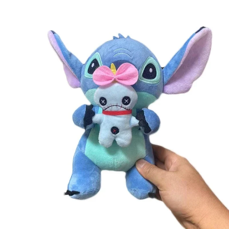 Süße Disney Stitch Plüschpuppe Spielzeug 20-25CM Anime Lilo & Stitch Gefüllte Plushs Stich Plüschpuppen Kinder Geburtstagsgeschenk Spielzeug Kawaii