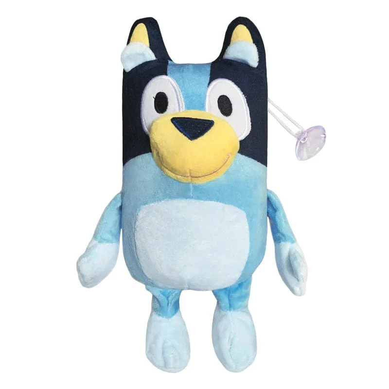 Bluey 28CM Anime Figuren Familie Bingo Plüsch Puppen Animation Peripherie Hund Papa Bandit und Mama Chili Stofftiere Kinder Geschenk