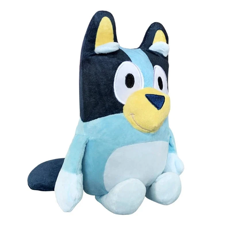 Bluey 28CM Anime Figuren Familie Bingo Plüsch Puppen Animation Peripherie Hund Papa Bandit und Mama Chili Stofftiere Kinder Geschenk