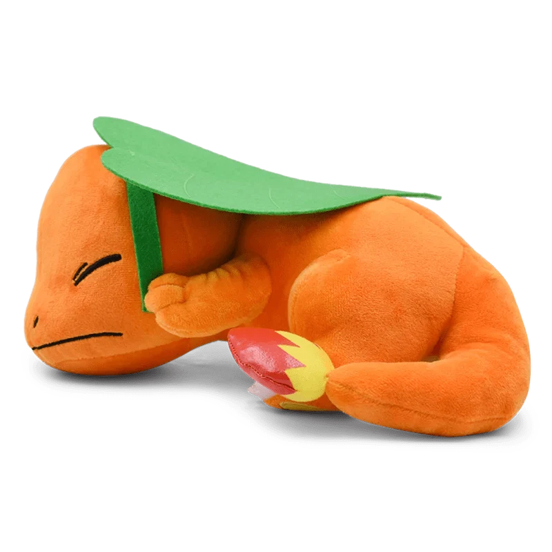 Charmander Schlafender Plüsch Stofftier Cartoons Puppe Weich Niedlich Charakter 11 Zoll