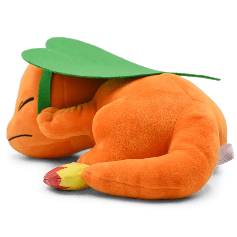Charmander Schlafender Plüsch Stofftier Cartoons Puppe Weich Niedlich Charakter 11 Zoll