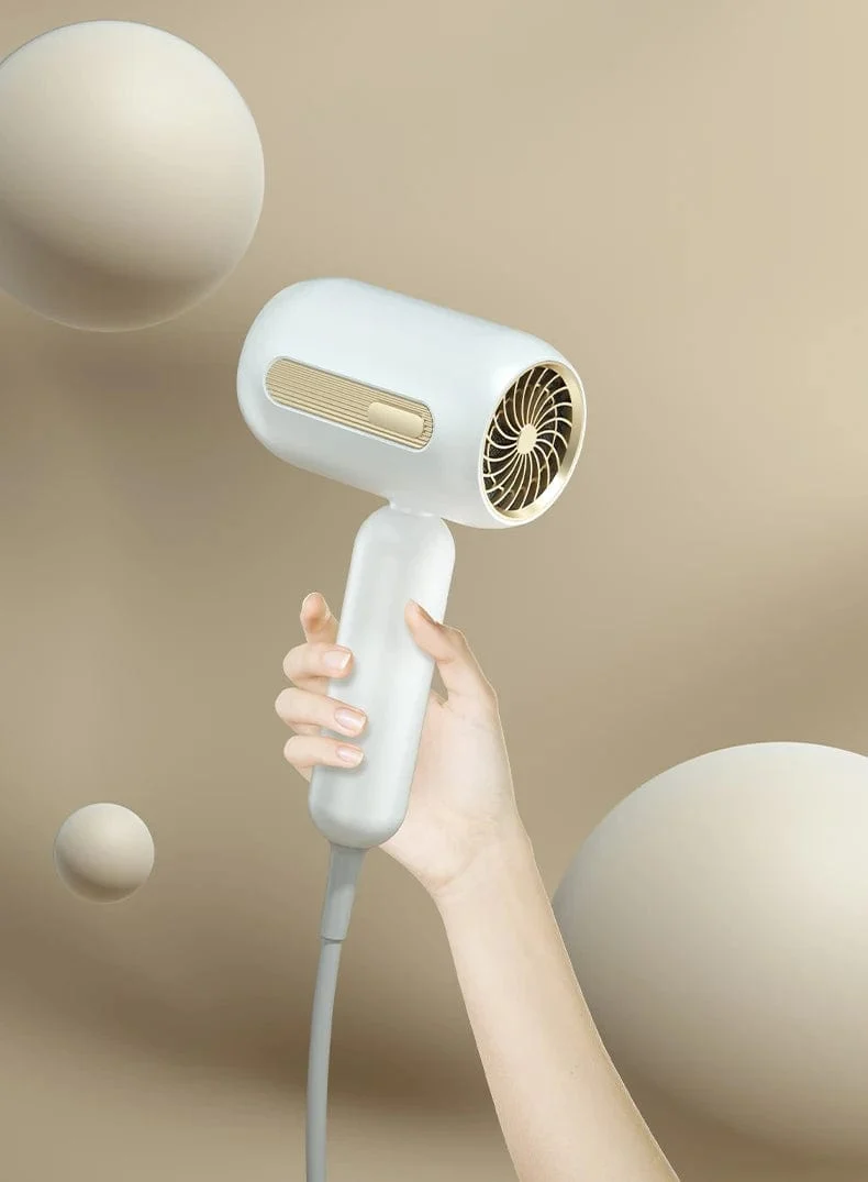 Haartrockner, Hochgeschwindigkeits-Elektroturbinen-Luftstrom, Geräuscharm, Konstante Temperatur und schnelles Trocknen, Geeignet für Heimsalons