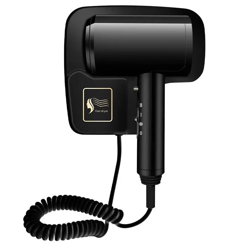 220 V Wandmontierter Haartrockner Hotelbadezimmer-Haartrockner Professioneller Haartrockner mit konstanter Temperatur und Halterbasis, freies Stanzen