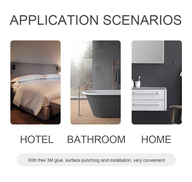 220 V Wandmontierter Haartrockner Hotelbadezimmer-Haartrockner Professioneller Haartrockner mit konstanter Temperatur und Halterbasis, freies Stanzen