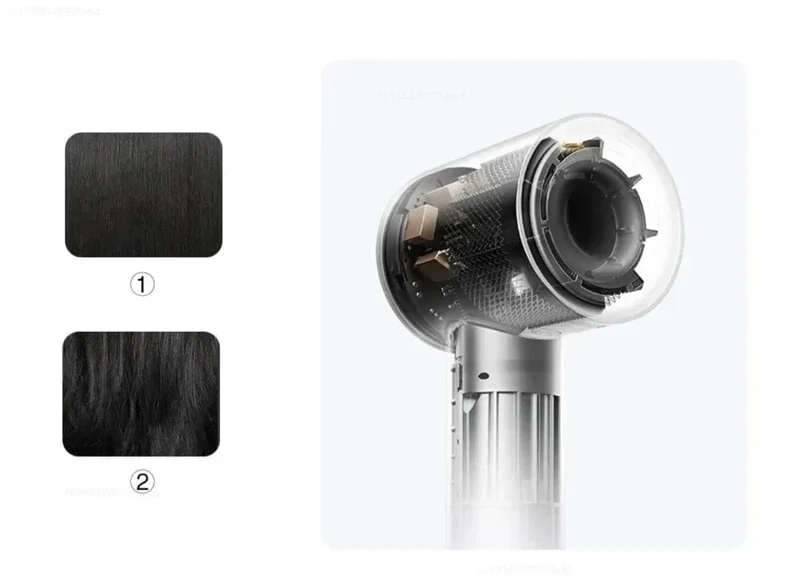 Xiaomi Mijia Elektrischer Haartrockner H501 Hochgeschwindigkeits-Negativionen 110,000 U/min Professionelle Haarpflege 62 m/s Wind 1600 W Schnelltrocknen