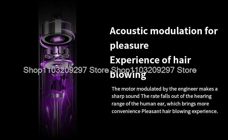 Super-Haartrockner, blattloser Haartrockner, persönliche Haarpflege, Styling, Negativ-Ionen-Tool, Konstante Anionen, elektrische Haartrockner