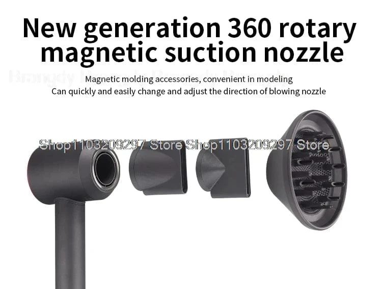 Super-Haartrockner, blattloser Haartrockner, persönliche Haarpflege, Styling, Negativ-Ionen-Tool, Konstante Anionen, elektrische Haartrockner