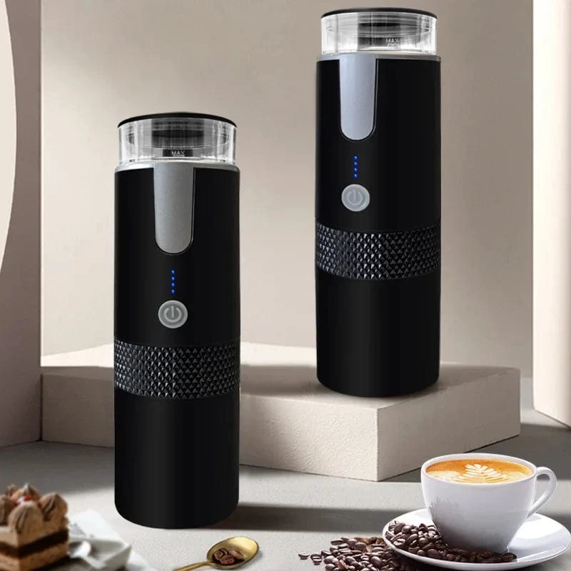 2024 neue tragbare Kaffeemaschine Kaffeemaschine Elektrische Kapsel gemahlener Kaffee Brewer Fit für Kaffeepulver und Kaffee Capsul