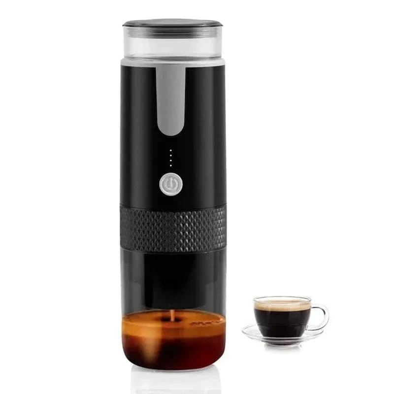 2024 neue tragbare Kaffeemaschine Kaffeemaschine Elektrische Kapsel gemahlener Kaffee Brewer Fit für Kaffeepulver und Kaffee Capsul