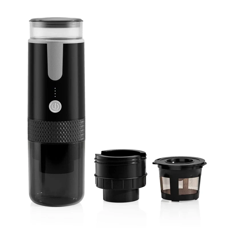 2024 neue tragbare Kaffeemaschine Kaffeemaschine Elektrische Kapsel gemahlener Kaffee Brewer Fit für Kaffeepulver und Kaffee Capsul
