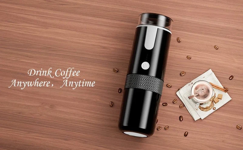 2024 neue tragbare Kaffeemaschine Kaffeemaschine Elektrische Kapsel gemahlener Kaffee Brewer Fit für Kaffeepulver und Kaffee Capsul